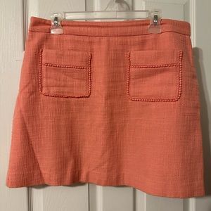 Loft Skirts | Loft Pink A Line Skirt with Pockets | Color: Peach | Size: 12 |